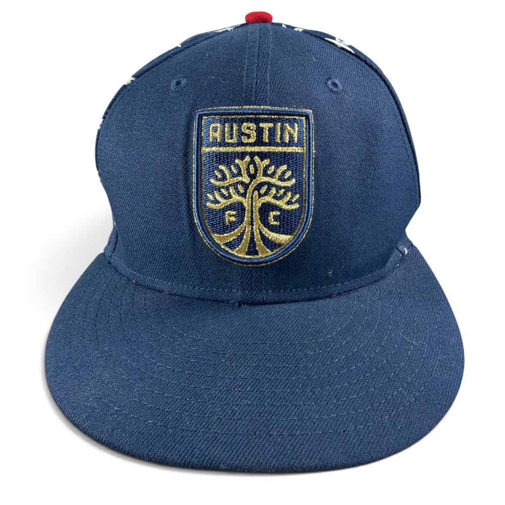 Austin FC New Era Hat Cap Snapback MLS Navy 9FORTY Logo Patch